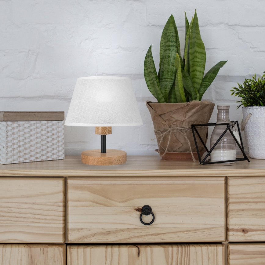 Brilagi - LED Настільна лампа ANTHONY 1xE14/40W/230V дуб/білий