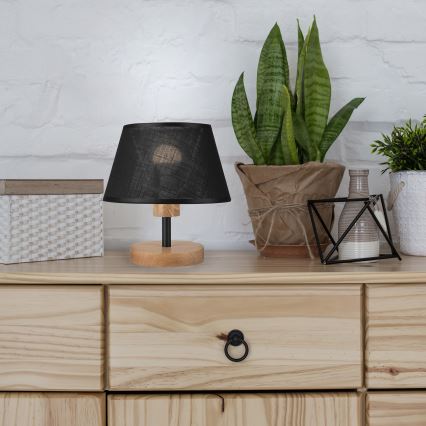 Brilagi - LED Настільна лампа ANTHONY 1xE14/40W/230V дуб/чорний