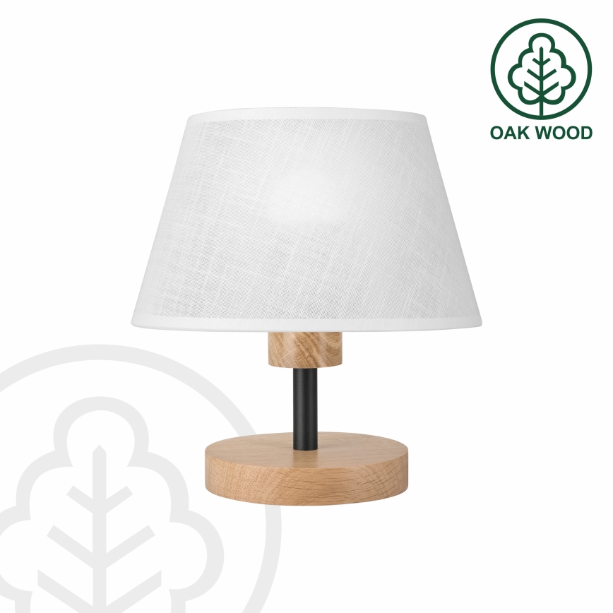 Brilagi - LED Настільна лампа ANTHONY 1xE27/60W/230V дуб/білий