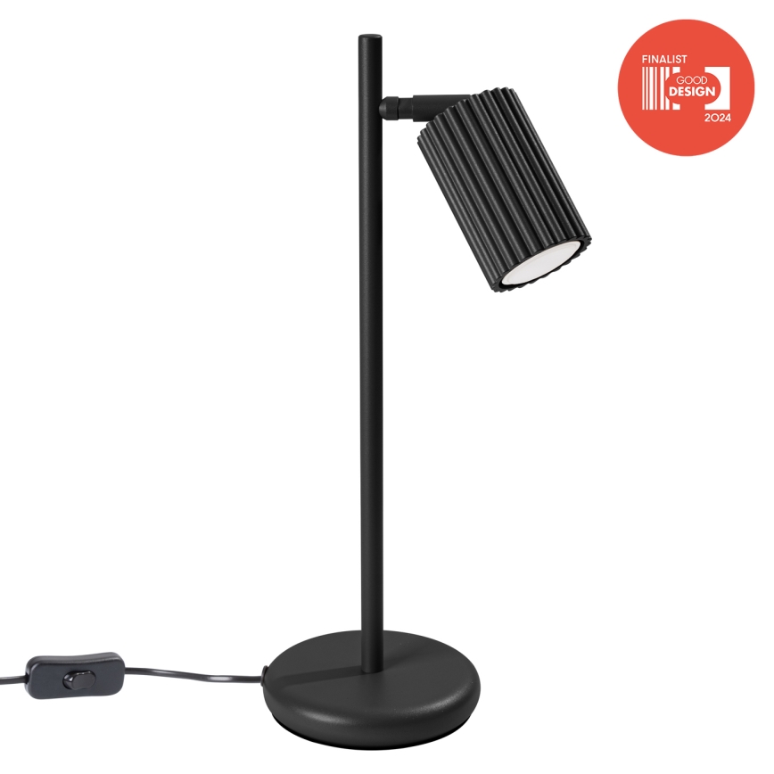 Brilagi - LED настільна лампа CRESTO 1xGU10/10W/230V чорна