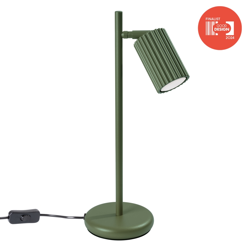Brilagi - LED настільна лампа CRESTO 1xGU10/10W/230V зелена