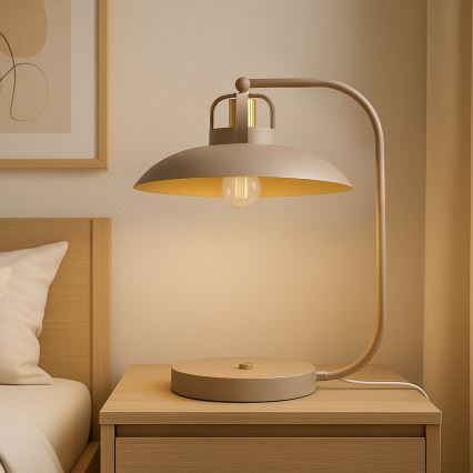 Brilagi - LED Настільна лампа FLAMENGO 1xE27/60W/230V бежевий