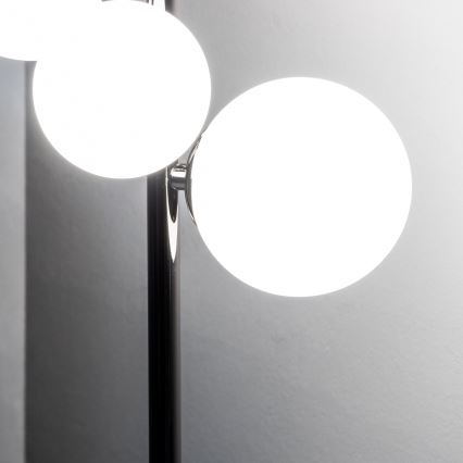 Brilagi - LED настільна лампа MILLA 4xG9/3W/230V чорний хром/білий