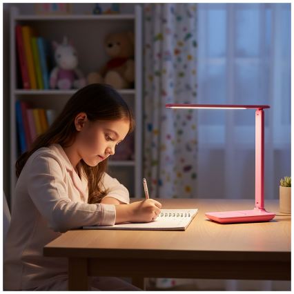 BRILAGI - LED настільна лампа з можливістю затемнення MODO LED/7W/230V 3000/4000/6500K рожева