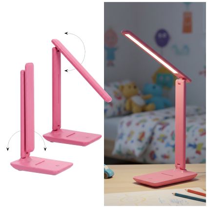 BRILAGI - LED настільна лампа з можливістю затемнення MODO LED/7W/230V 3000/4000/6500K рожева