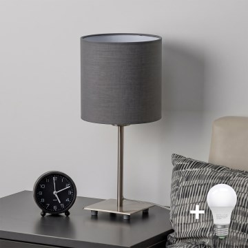 Brilagi - LED настільна лампа NUBILA 1xE27/60W/230V антрацит