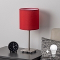 Brilagi - LED настільна лампа NUBILA 1xE27/60W/230V червона