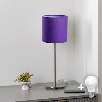Brilagi - LED настільна лампа NUBILA 1xE27/60W/230V фіолетова