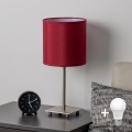 Brilagi - LED настільна лампа NUBILA 1xE27/60W/230V помпейська червона