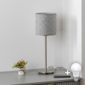 Brilagi - LED настільна лампа NUBILA 1xE27/60W/230V сіра