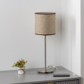 Brilagi - LED настільна лампа NUBILA 1xE27/60W/230V коричнева