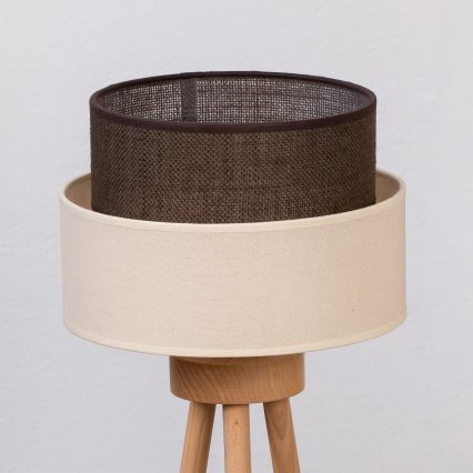 Brilagi - LED настільна лампа у стилі BOHO 1xE27/15W/230V кремова/коричнева