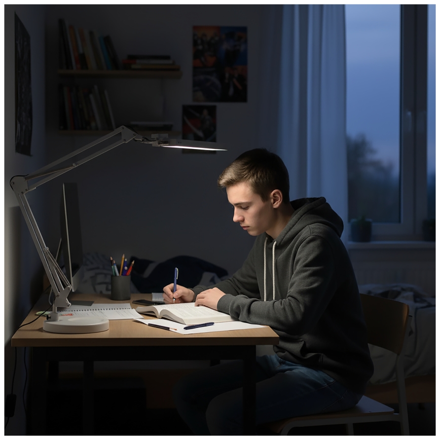 BRILAGI - LED настільна лампа VARIO з регулюванням яскравості LED/15W/230V 3000-6000K біла