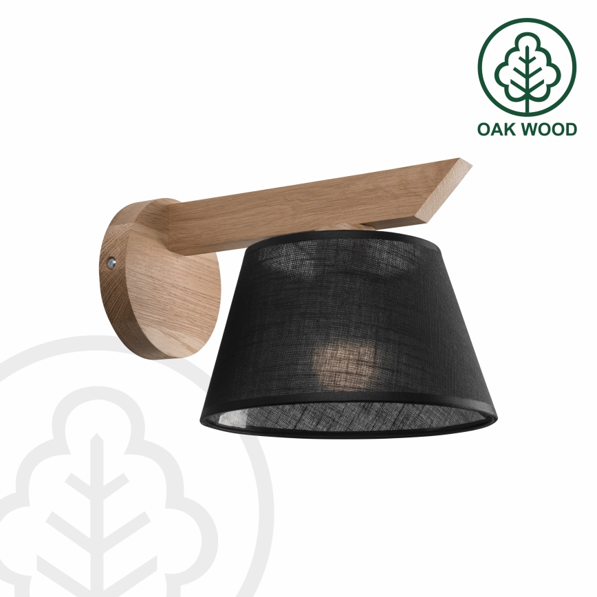 Brilagi - LED  Настінний світильник ANTHONY 1xE14/40W/230V дуб/чорний