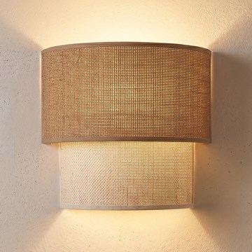 Brilagi - LED настінний світильник BOHO ECO 1xE27/10W/230V бежевий/кремовий