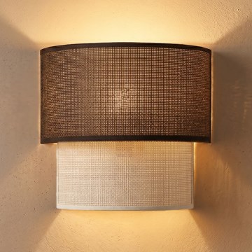 Brilagi - LED настінний світильник BOHO ECO 1xE27/10W/230V коричневий/кремовий