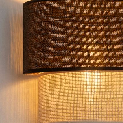 Brilagi - LED настінний світильник BOHO ECO 1xE27/10W/230V коричневий/кремовий