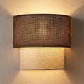 Brilagi - LED настінний світильник BOHO ECO 1xE27/10W/230V коричневий/кремовий