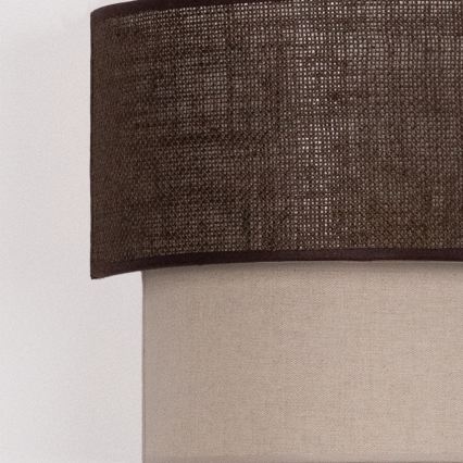 Brilagi - LED настінний світильник BOHO ECO 1xE27/10W/230V коричневий/кремовий