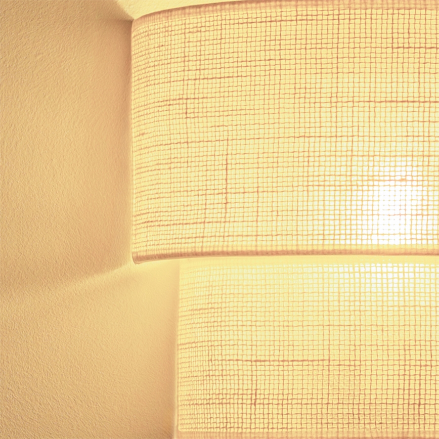 Brilagi - LED настінний світильник BOHO ECO 1xE27/10W/230V кремовий