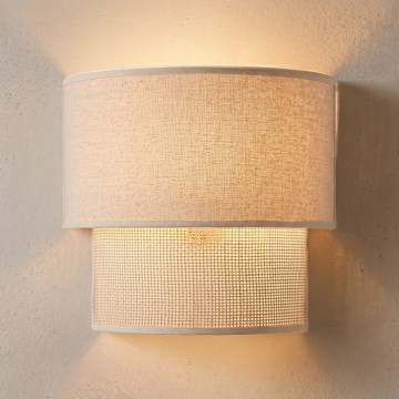 Brilagi - LED настінний світильник BOHO ECO 1xE27/10W/230V кремовий