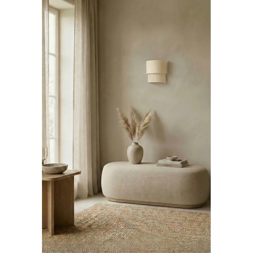 Brilagi - LED настінний світильник BOHO ECO 1xE27/10W/230V кремовий