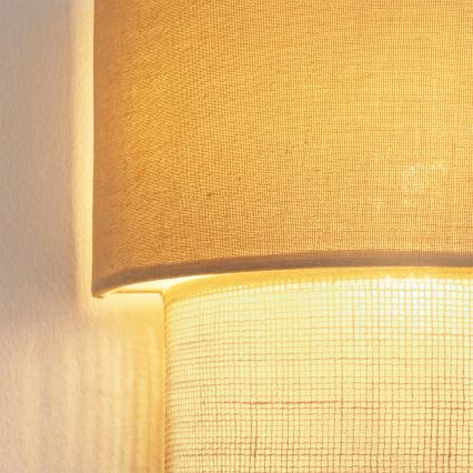 Brilagi - LED настінний світильник BOHO ECO 1xE27/10W/230V кремовий