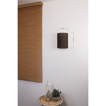 Brilagi - LED настінний світильник BOHO STYLE 1xE27/15W/230V коричневий