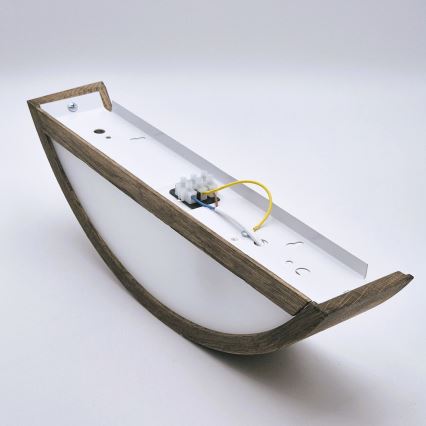 BRILAGI - LED настінний світильник CARVALHO 1xE27/15W/230V дуб-горіх