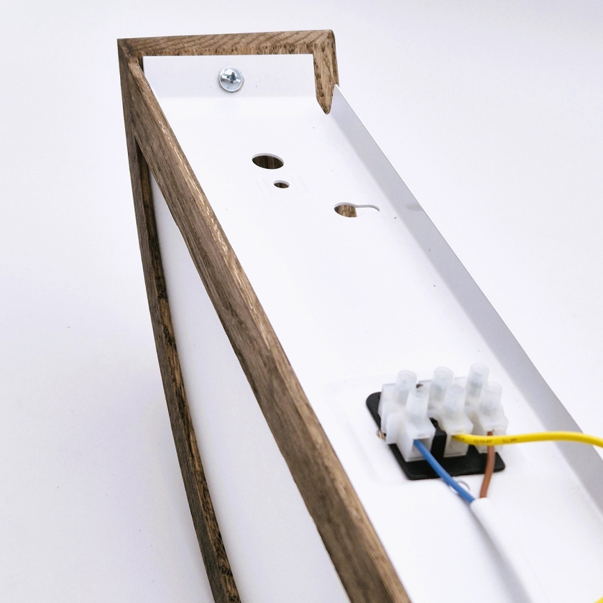 BRILAGI - LED настінний світильник CARVALHO 1xE27/15W/230V дуб-горіх