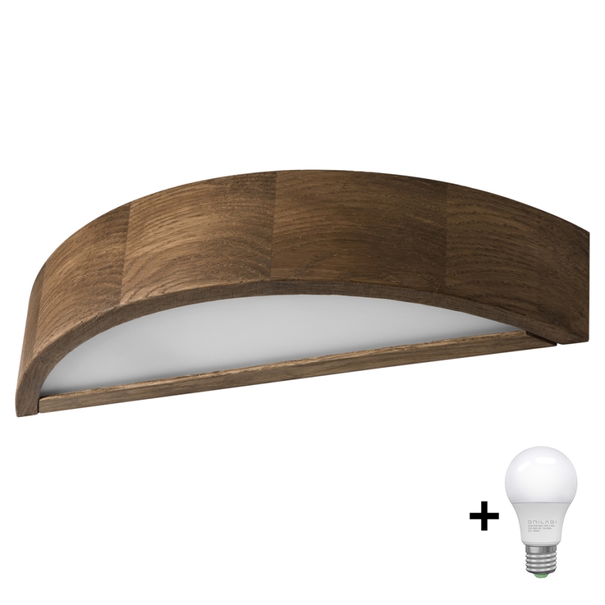 Brilagi - LED Настінний світильник CARVALHO 1xE27/60W/230V дуб