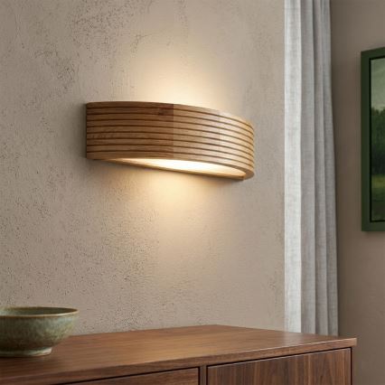 Brilagi - LED настінний світильник CARVALHO MODERN 3xE27/60W/230V дуб