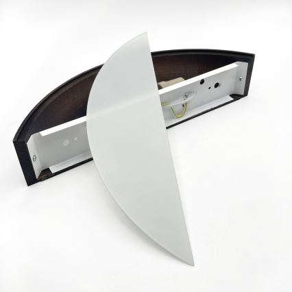 Brilagi - LED настінний світильник CARVALHO SMOKEY 1xE27/60W/230V дуб