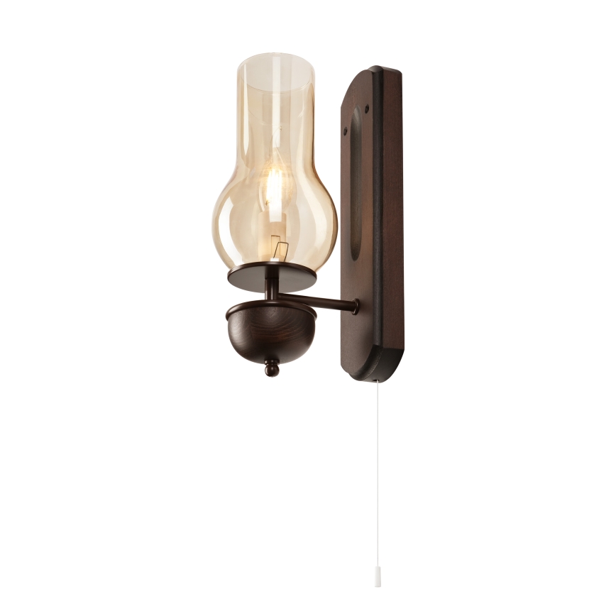 Brilagi - LED Настінний світильник COTTAGE 1xE14/40W/230V бук/коричневий