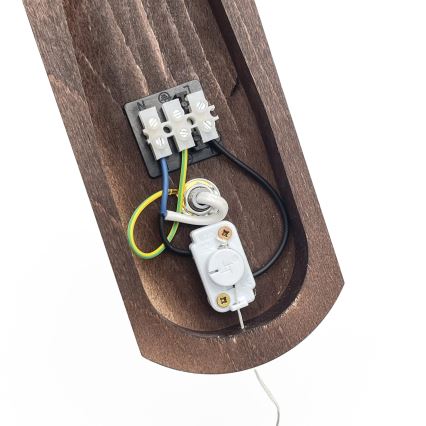 Brilagi - LED Настінний світильник COTTAGE 1xE14/40W/230V бук/коричневий