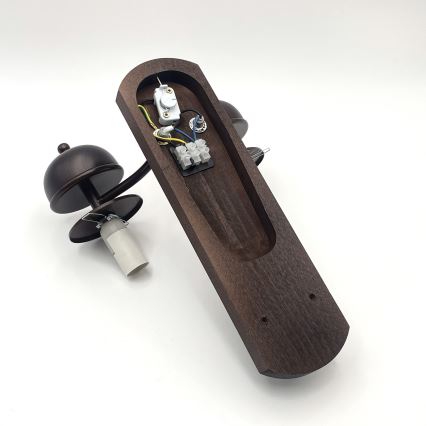 Brilagi - LED Настінний світильник COTTAGE 2xE14/40W/230V бук/коричневий