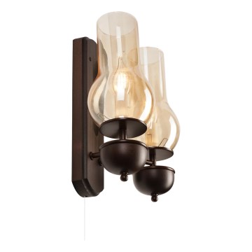 Brilagi - LED Настінний світильник COTTAGE 2xE14/40W/230V бук/коричневий