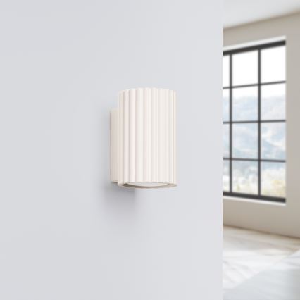 Brilagi - LED настінний світильник CRESTO 1xGU10/10W/230V 10 см кремовий