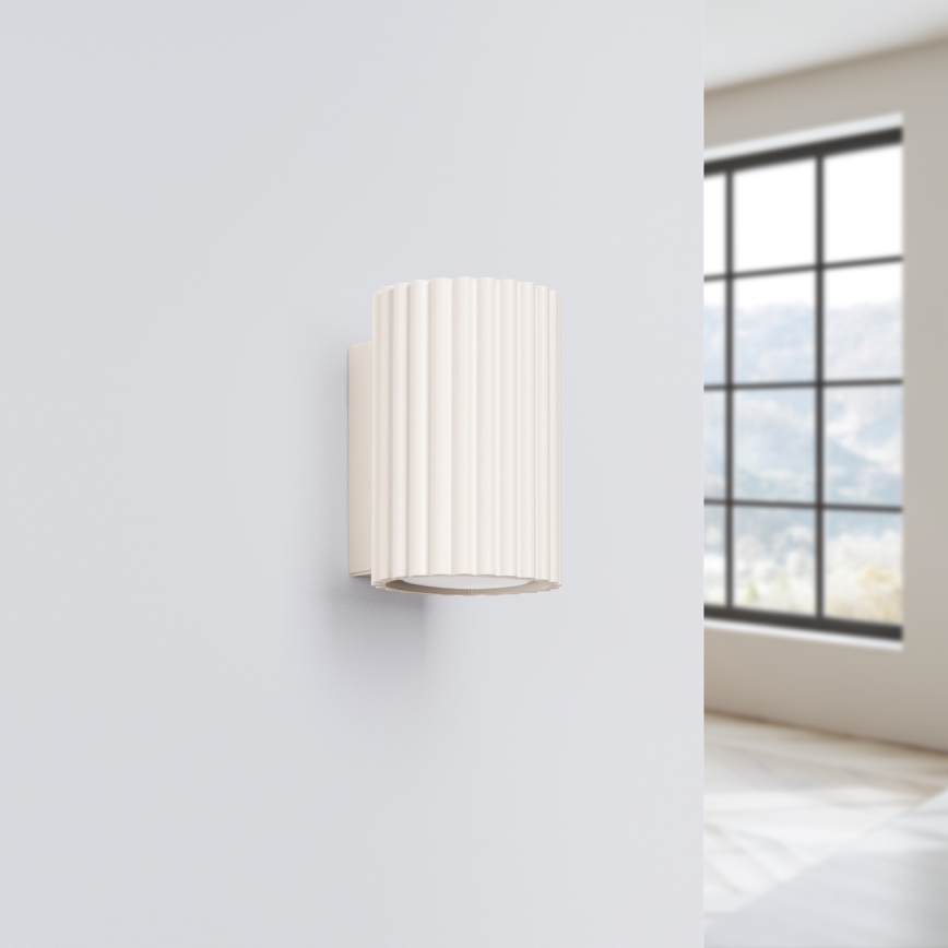 Brilagi - LED настінний світильник CRESTO 1xGU10/10W/230V 10 см кремовий