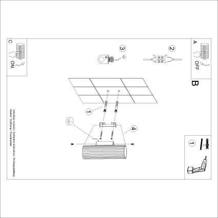 Brilagi - LED настінний світильник CRESTO 2xGU10/10W/230V 20 см бірюзовий