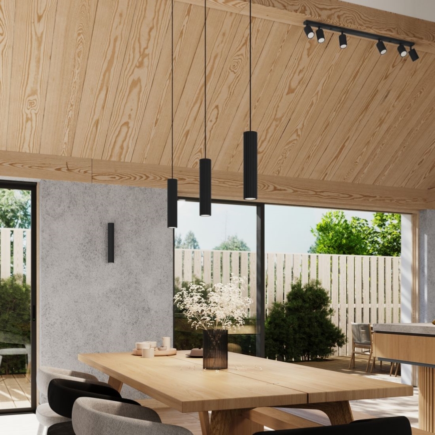 Brilagi - LED настінний світильник CRESTO 2xGU10/10W/230V 20 см чорний