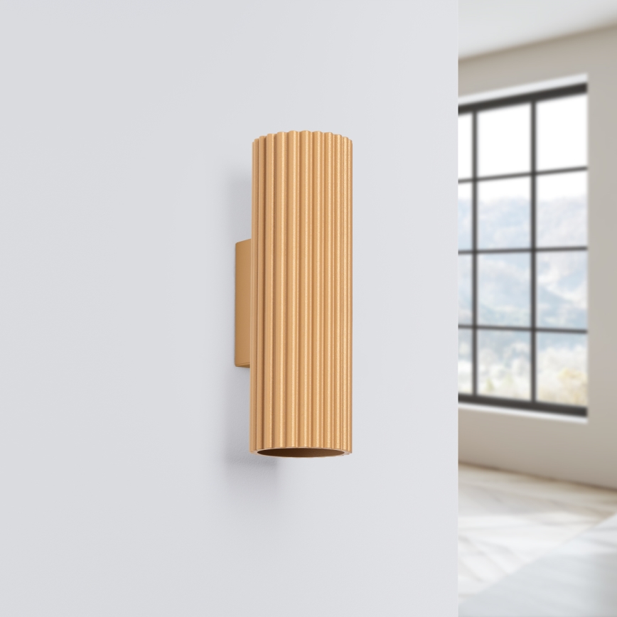 Brilagi - LED настінний світильник CRESTO 2xGU10/10W/230V 20 см золотий