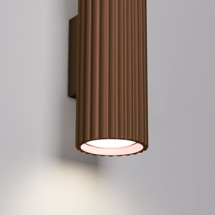 Brilagi - LED настінний світильник CRESTO 2xGU10/10W/230V 20 см коричневий