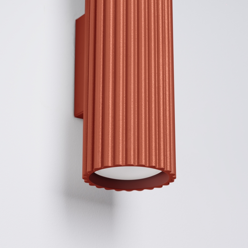 Brilagi - LED настінний світильник CRESTO 2xGU10/10W/230V 30 см червоний