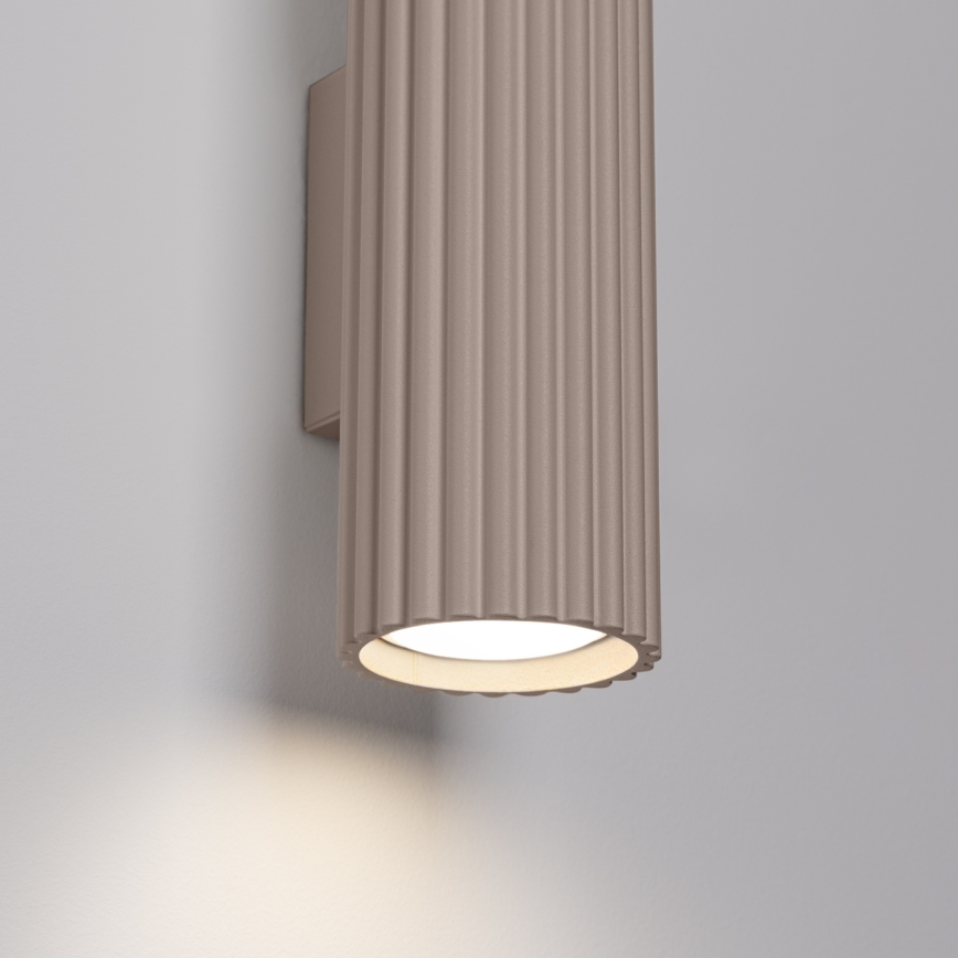Brilagi - LED настінний світильник CRESTO 2×GU10 / 10 Вт / 230 В, 30 см, колір тауп
