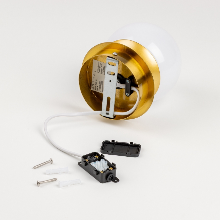 Brilagi - LED настінний світильник для ванної кімнати BALL LED/6W/230V 3000/4000/6500K IP44 золотистий