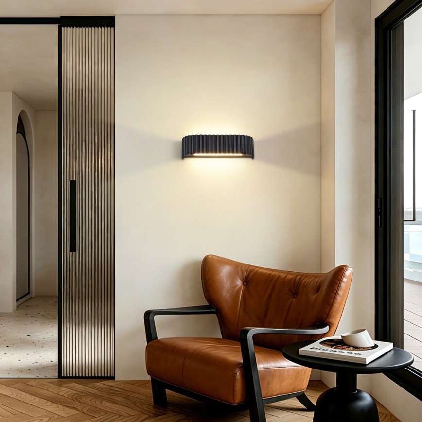 BRILAGI - LED настінний світильник FALCON MODERN LED/10W/230V 30 см 3000/4500/6000K чорний