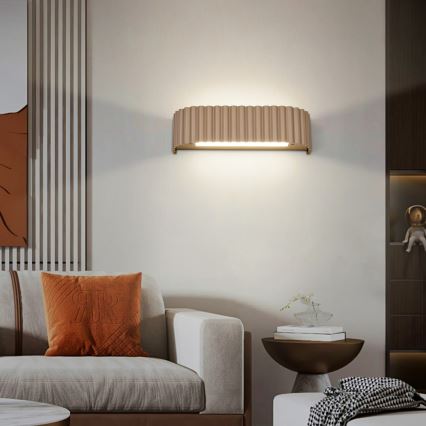 BRILAGI - LED настінний світильник FALCON MODERN LED/10W/230V 30 см 3000/4500/6000K бежевий