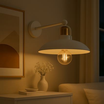 Brilagi - LED Настінний світильник FLAMENGO 1xE27/60W/230V білий