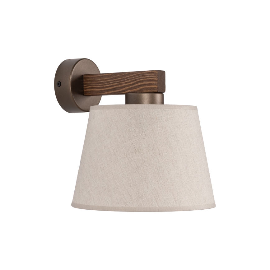 BRILAGI - LED настінний світильник LATTE 1xE27/15W/230V сосна/бежевий